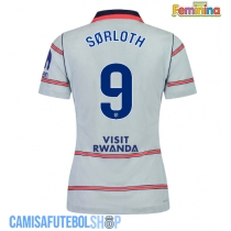 Camisa de time de futebol Atletico Madrid Alexander Sorloth #9 Replicas 3º Equipamento Feminina 2026-27 Manga Curta